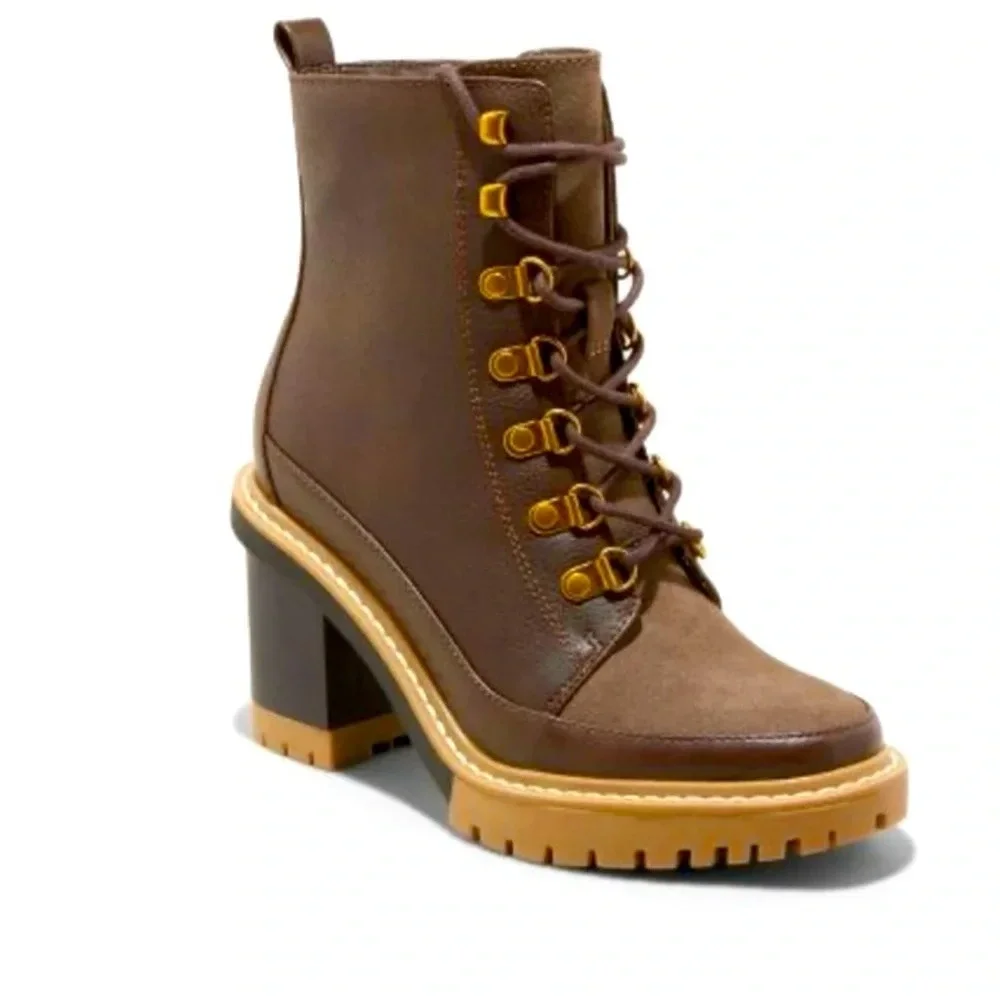 Women's Tessa Winter Boots - A New Day Brown size 6